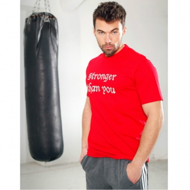 Adidas T-shirt Korte Mouw Rood Stronger Than You